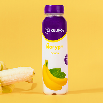Йогурт "Банан" питьевой 1,8% (0,280 кг)